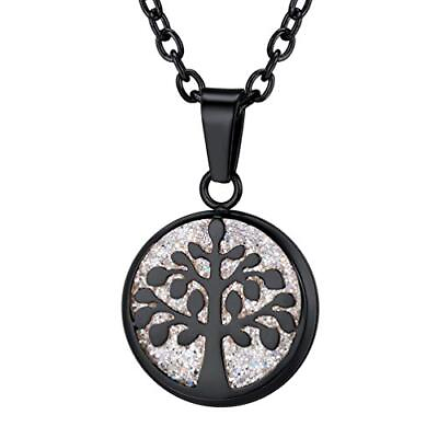 #ad Tree of Life NecklaceNature Spiritual NecklaceFamily Tree black flicker $32.38