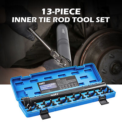 #ad 13pc Inner Tie Rod Removal Car Tool Set with 12 SAE and Metric Crowfoot Adapters $42.18