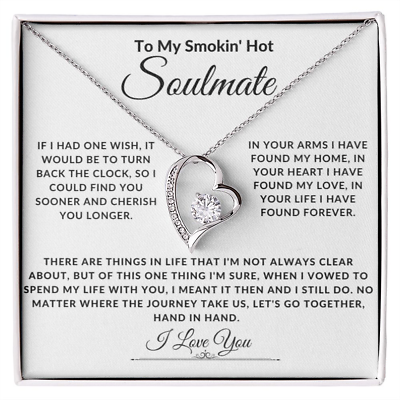 #ad To My Smokin#x27; Hot Soulmate Necklace Gift Christmas and Birthday Gift for Her $19.99