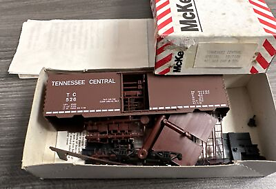 #ad McKean HO Kit #526 Special Edition 40’ Boxcar Tennessee Central NOS $25.99