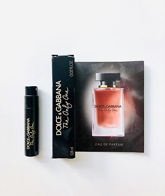 Dolce amp; Gabbana The Only One Perfume Sample 0.8 ml Eau De Parfum For Women NIB C $9.00