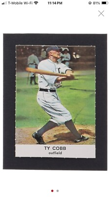 #ad 1961 Golden Press #25 Ty Cobb Tigers HOF $84.75