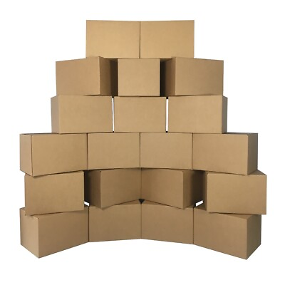 UBMOVE Medium Cardboard Moving Boxes 20 Pack 18 x 14 x 12 Inch $46.75