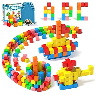 #ad 42PCS Magnetic Blocks Gifts for 3 4 5 6 Year Old Magnet Building Blocks for $42.70