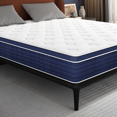 #ad 12quot; 14quot; MATTRESS TWIN FULL QUEEN KING Innerspring Comfy Foam Luxury Bed in a Box $392.40