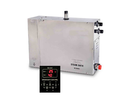 #ad 9KW Steam GeneratorMotorized Auto DrainStainless Steel TOUCH PANEL $399.00