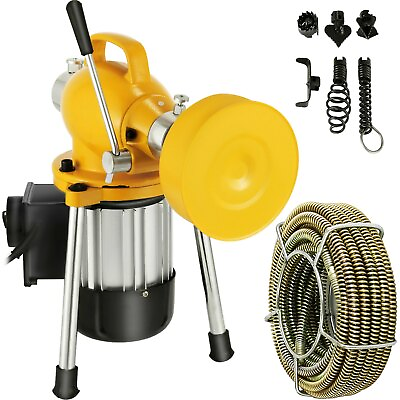 #ad 400W Drain Auger Pipe Cleaner Machine Eel Snake Sewer Tool Sewage PRO $362.27