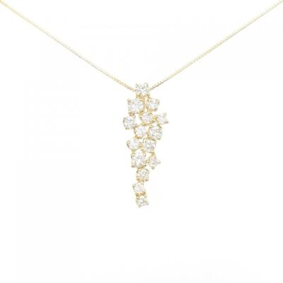 #ad #ad Authentic K18YG Diamond Necklace 0.72CT #270 003 831 1939 $546.84