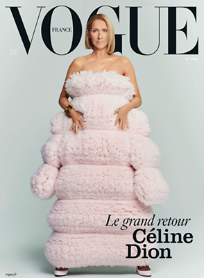 #ad Vogue France Magazine May 2024 Le Grand Retour Celine Dion $35.00