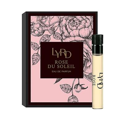 Avon Lyrd Rose Du Soleil Perfume Samples 5 Vials Raspberry Rose Floral $8.00