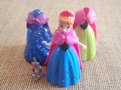 Polly Pocket Disney Princess MagiClip Anna Frozen Set Lot W30 $14.99