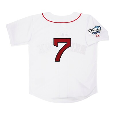#ad Trot Nixon 2004 Boston Red Sox Home White World Series Jersey Men#x27;s S 3XL $119.99