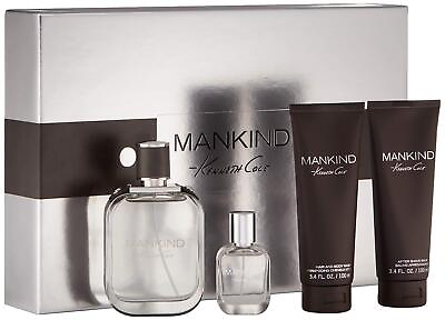 #ad #ad Kenneth Cole Mankind 4 PC Gift Set for Men EDT 3.4 oz amp; 1 oz 3.4oz Wash amp; Balm $28.99