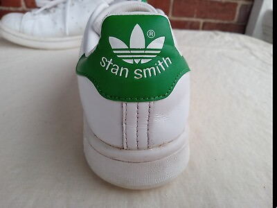 #ad Adidas STAN SMITH White Green Leather Skate Sneaker Men#x27;s Shoes Men’s 5.5 $10.00