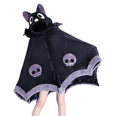 #ad Bat Blanket Cloak Soft Cute Hooded Poncho Cape Shawl Blanket for Unisex Kid Gift $78.12