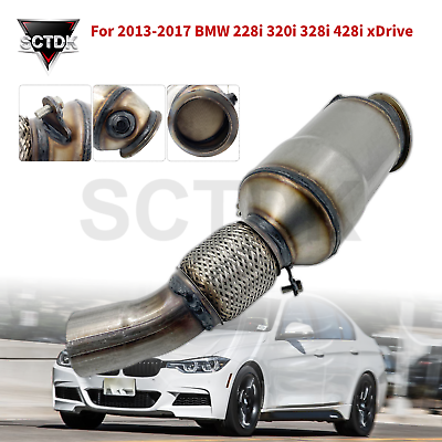 #ad Front exhaust Catalytic Converter For 2013 2017 BMW 228i 320i 328i 428i xDrive $389.00