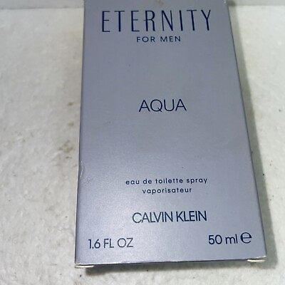 #ad #ad Eternity Aqua by Calvin Klein Eau De Toilette Spray 1.6oz New In Box $25.95
