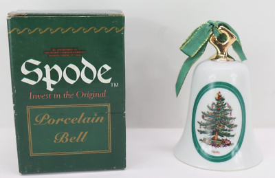 #ad Spode Porcelain Bell 2001 by appointment to ... Queen Elizabeth ll ... in Box* $16.85