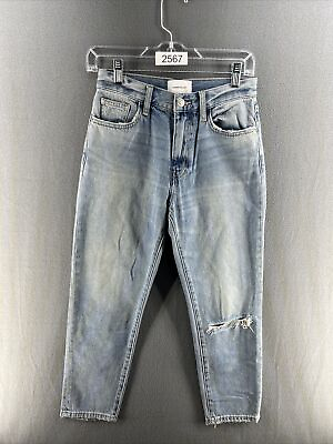 #ad Current Elliott Jeans Size 25 Light Wash destroyed $12.50