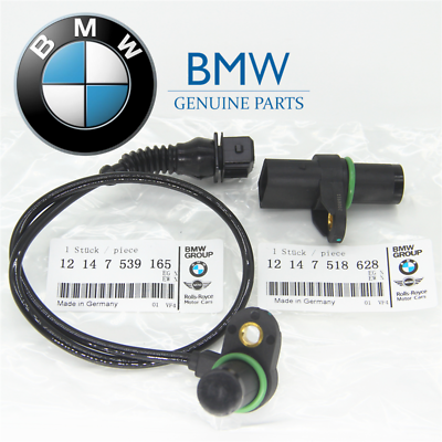 #ad #ad Set of 1 Intake and 1 Exhaust Camshaft Position Sensor for BMW 330Ci 325Ci X3 $44.99