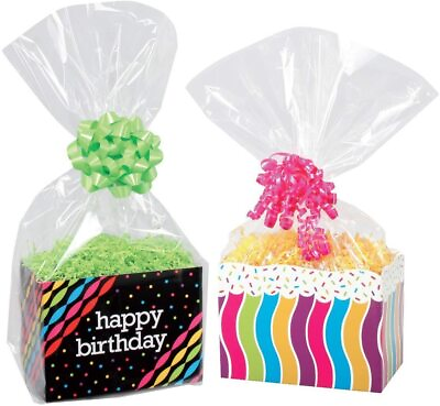 Shrink Wrap Basket Bags for Gift Baskets 10 Pack Clear Cellophane PVC Shrink $10.06