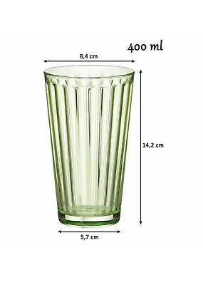 #ad Ritzenhoff amp; Breker long drink glass Lawe tumbler drinking glass glass gr... $69.99