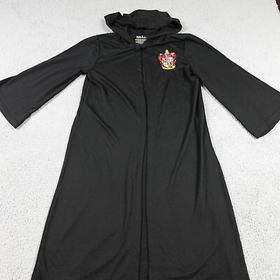 #ad Wizarding World of Harry Potter Cloak Cardigan Childs Large Black Hooded Cape $12.50