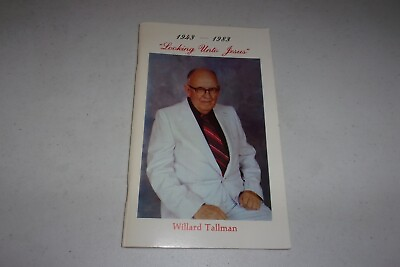 #ad Looking Unto Jesus Willard Tallman Pastor Tennessee Avenue Baptist Bristol Book $1.00