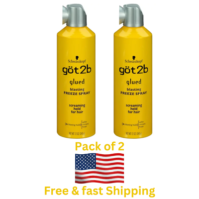 #ad #ad GOT 2B Glued Blasting Freeze Spray 12 Ounce Pack of 2 $15.49