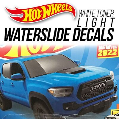 #ad 1 64 Scale #x27;20 TOYOTA TACOMA Head Tail Light WaterSlide Decal Custom Hot Wheel $2.99
