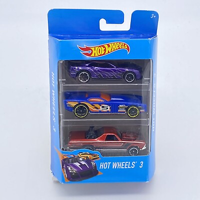 HOT WHEELS 3 pack Gift Assorted Die Cast Muscle Cars $12.00