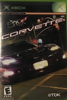 #ad Corvette Microsoft Xbox 2004 Chevy Chevrolet Complete CIB Tested amp; Working $6.50