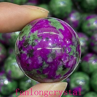 #ad 1pc Natural Zoisite Ball Sphere Quartz Crystal Mineral Gem Reiki Healing 30mm $10.50