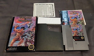 #ad Wizards amp; Warriors for NES Nintendo Complete In Box CIB Good Shape $59.99