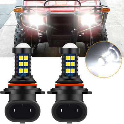 #ad 2X 80W 6000K White LED Headlight Bulbs For Can Am Renegade 1000 500 800 800R $14.99
