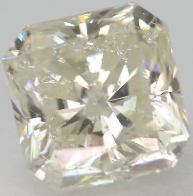 #ad Certified 1.51 Carat H SI1 Radiant Natural Enhanced Loose Diamond 6.29x6.04mm $2299.99