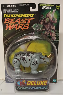 #ad Transformers Beast Wars Rhinox Deluxe Fox Kids Figure .1999 Hasbro Unopened. $34.99
