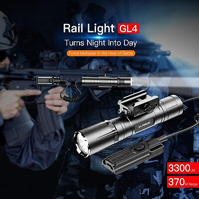 #ad KLARUS GL4 3300 Lumens Rechargeable Tactical Weapon light Compact Rifle Light US $129.95
