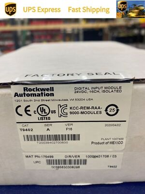 #ad T9402 AB T9402 Series A AADvance Digital Input Module New UPS Expedited Shipping $2390.00
