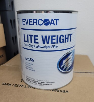 #ad Evercoat 156 Light Weight Body Filler Gallon with hardner Brand New Free S H $44.95