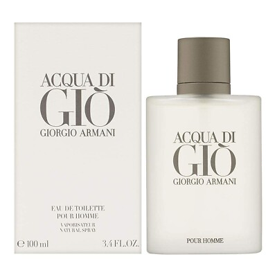 #ad Giorgio Armani Acqua Di Gio 3.4 oz Men#x27;s Eau de Toilette Spray New amp; Sealed Box $29.99