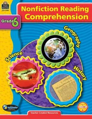 #ad Nonfiction Reading Comprehension Grade 6 Paperback By Housel Debra GOOD $4.81