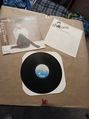 #ad Pat Benatar Japanese Lp Obi Insert Vinyl Get Nervous Shadows Of The Night $35.00