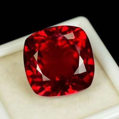 #ad CUSHION Cut 14 Ct NATURAL BURMA Pigeon Blood Red Ruby Loose Certified Gemstone $20.47
