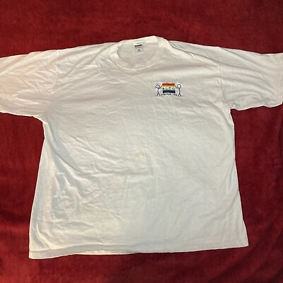 #ad Vintage Pride T Shirt Single Stitch LGBTQ BLTG LBGT 1999 Tee Mens XXL USA 90s $35.00