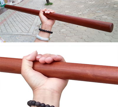#ad Oval Solid Wood Martial Arts Stick Iron Wood Long Stick Kung Fu Training Stick $71.24