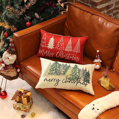 #ad Christmas Decorations Pillow Cover Pillowslip Christmas Pillowcase Home Textile $5.12