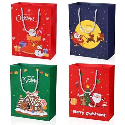 #ad Christmas Gift Bags 4 Styles christmas bags for gifts Small Gift Bags D $14.25
