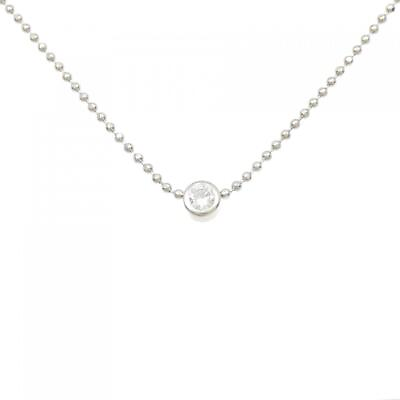 #ad Authentic PT Diamond Necklace 0.10CT #260 006 546 2713 $252.84