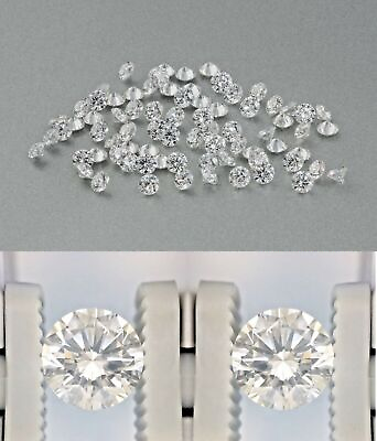 #ad 1.1 1.2 MM Natural Diamond Vs1 Vs2 D E F Grade Loose Small Size EGL Certified $57.19